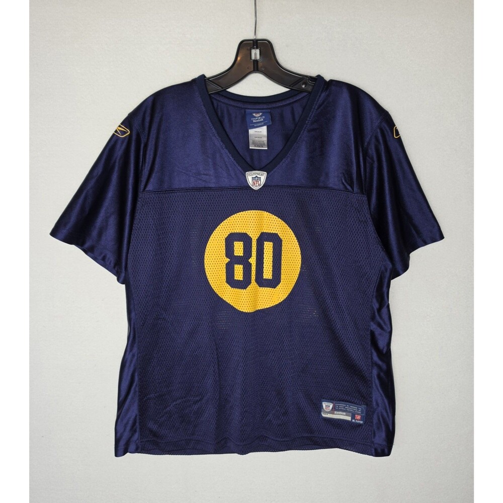 Donald Driver Green Bay Packers #80 NFL Throwback On Field Jersey Womens XL